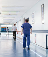 Hospital Corridor Doctors