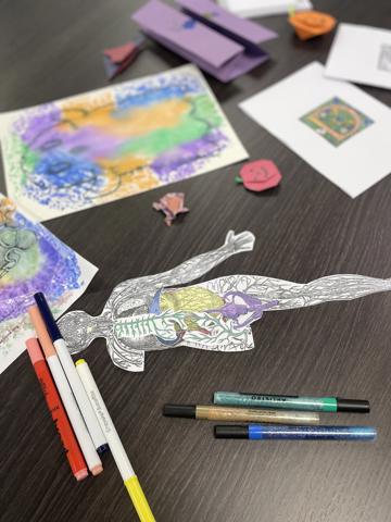 A selection of craft materials