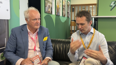 Dan Furmedge In Discussion With MP At Liberal Democrat Conference 2026
