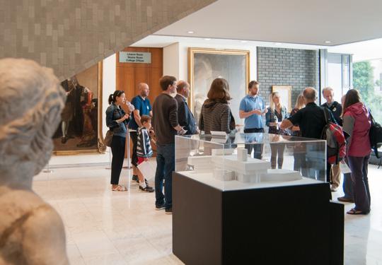 Visitors On A Guided Tour Of The Rcp