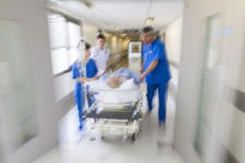 Patient On Hospital Trolly